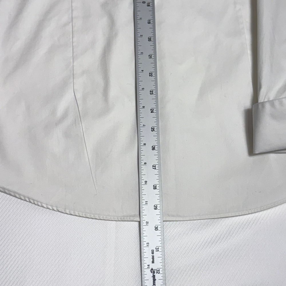 Hugo Boss Slim Fit Wing Collar Tuxedo Shirt White Getzner Fabric Size 38 15 - Picture 13 of 14